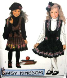 9167 DAISY KINGDOM SLVLESS JUMPER, VEST PATTERN 3-6,5-8
